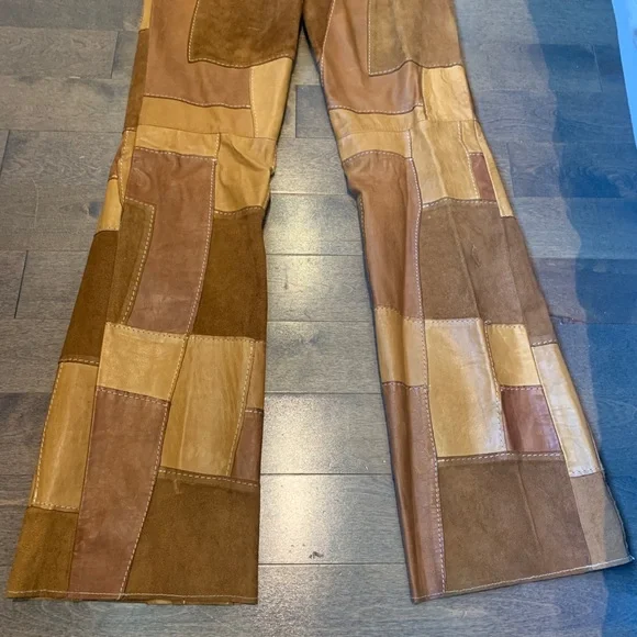 Parasuco Patchwork genuine leather pants - Picture 2 of 6